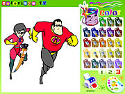 the incredibles color book game online free
