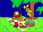 coloring garfield game online free