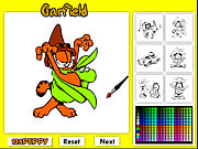 garfield coloring page game online free