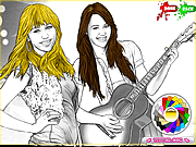 hannah montana the movie coloring game online free