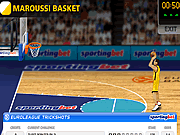 euroleague trickshots basketball sport game online