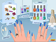 funky nail art free game on line