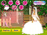 wedding garden dress up