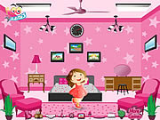 barbie pink room free online game