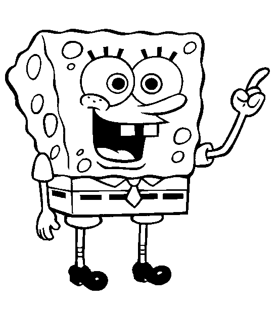 Sponge Bob Square Pants Coloring Pages Pictures 2 موقع العاب شمس