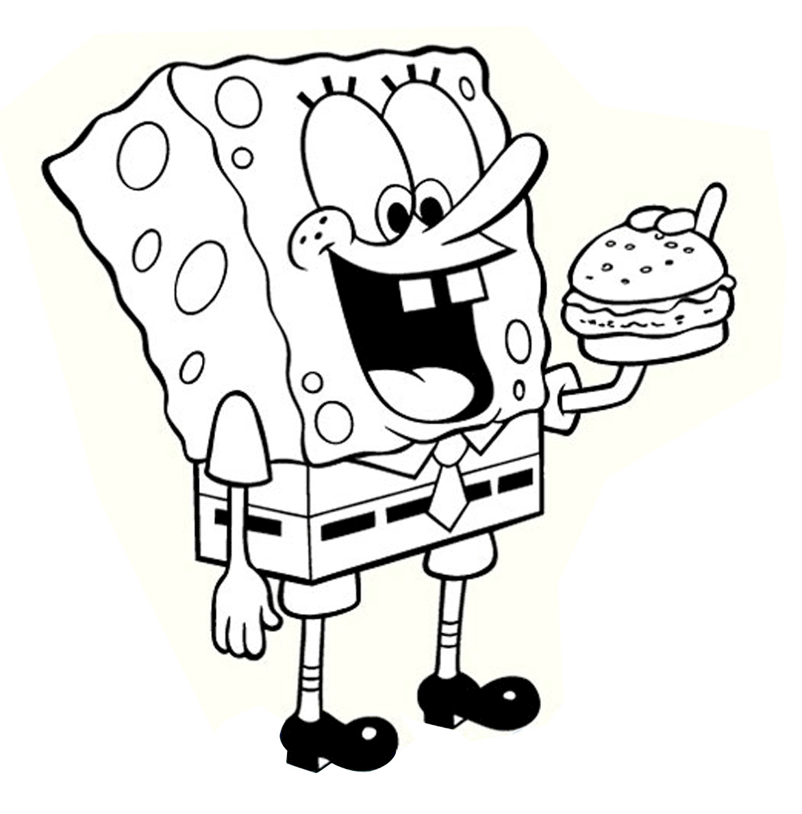 Sponge Bob Square Pants Coloring Pages Pictures 4 موقع العاب شمس