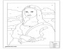 monalisa coloring by number