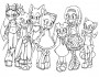 sonic girls picture coloring