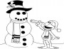elmo snowman christmas picture coloring sheets 30