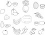 fruit picture coloring pages 11