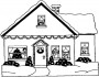 house picture coloring pages 41