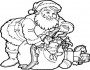 santa christmas picture coloring 7