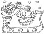 santa christmas picture coloring 8