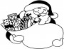 santa christmas picture coloring 9