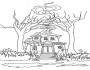 house picture coloring pages 16
