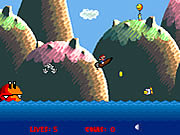 Super Mario Boat Bonanza Game Flash Online