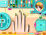trendy nail art free game on line
