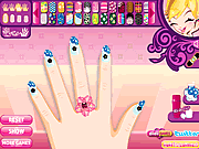 bling bling manicure design nails free game on lin