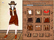 cowgirl look dress up hairstyle free game online