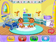 doras playtime with the twins online game