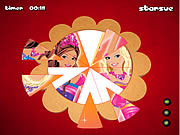 barbie fantasy tale round puzzle free online game