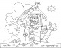 treehouse house picture coloring pages 28