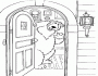 coloring picture bear in the big blue house 65