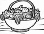 fruit basket picture coloring pages 2