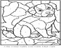 puppy dog coloring by numbers
