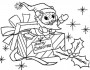 santa mouse christmas picture coloring 10